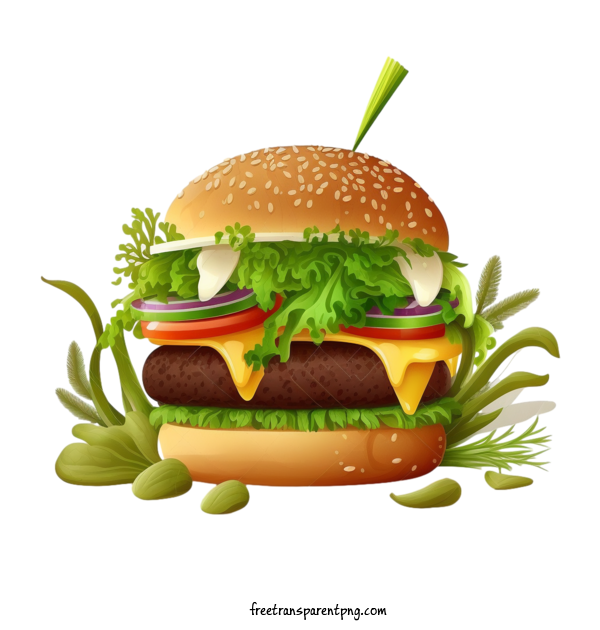 Free Food Hamburger Hamburger Food For Hamburger Clipart Transparent Background