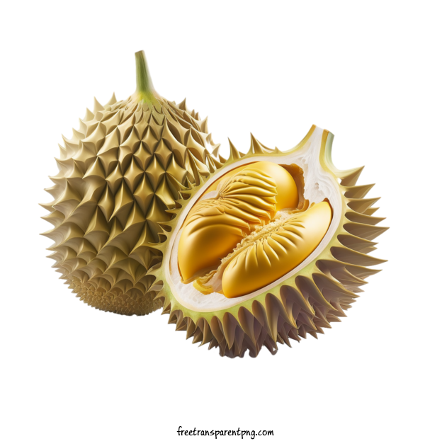 Free Fruit Durian Fruit Durian For Durian Clipart Transparent Background