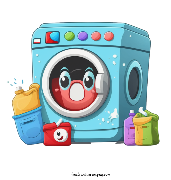 Free Life Washing Machine Washing Machine Laundry For Washing Machine Clipart Transparent Background