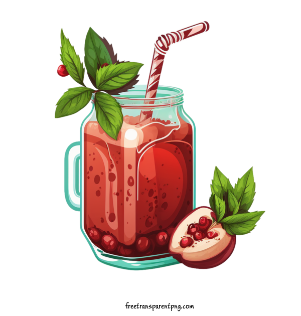 Free Drink Pomegranate Juice Juice Fruit For Juice Clipart Transparent Background