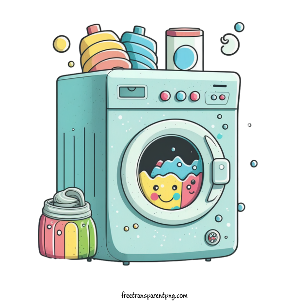 Free Life Washing Machine Washing Machine Cleaning For Washing Machine Clipart Transparent Background