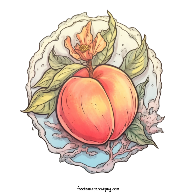 Free Fruit Peach Peach Fruit For Peach Clipart Transparent Background