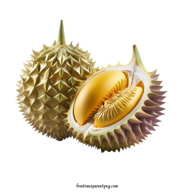 Free Fruit Durian Fruit Yellow For Durian Clipart Transparent Background