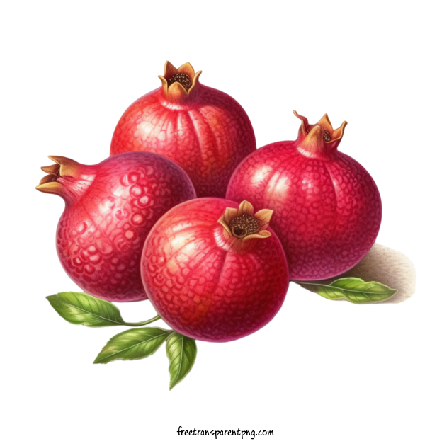Free Fruit Pomegranate Pomegranates Fruits For Pomegranate Clipart Transparent Background