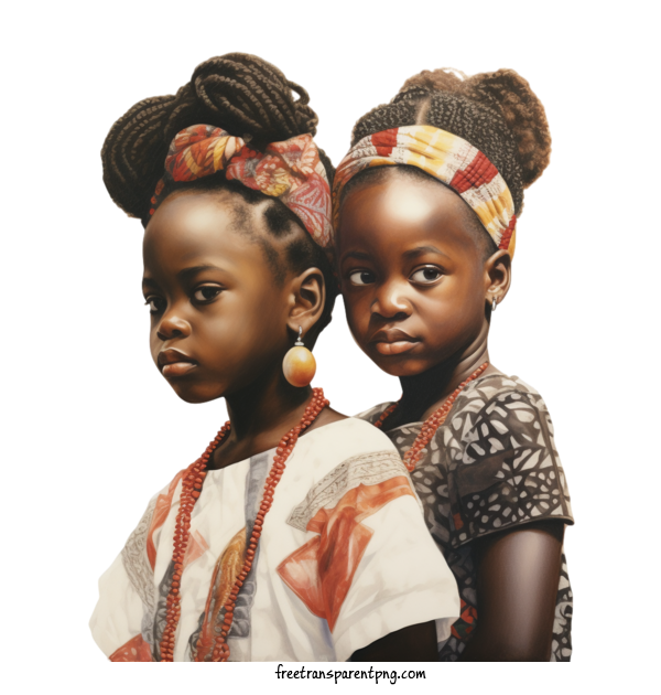 Free People Girl African Children For Girl Clipart Transparent Background