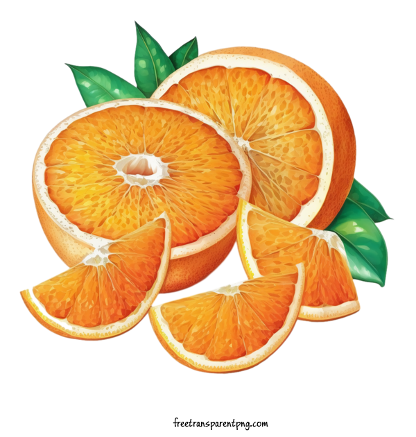 Free Fruit Orange Orange Slice For Orange Clipart Transparent Background