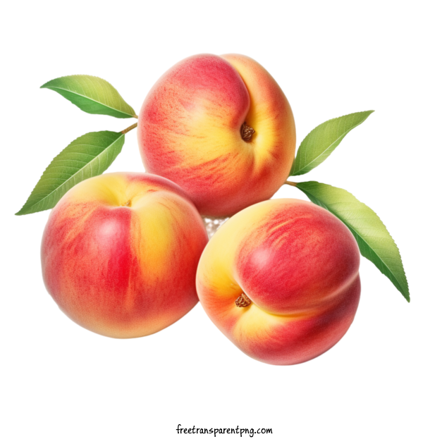Free Fruit Peach Peach Fresh For Peach Clipart Transparent Background