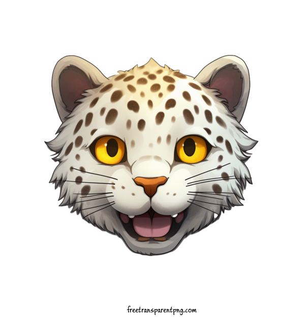 Free Animals Leopard Leopard Face For Leopard Clipart Transparent Background
