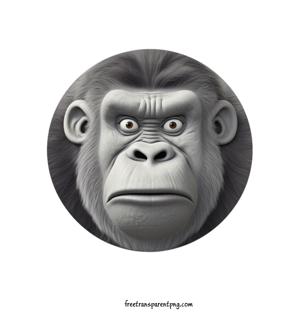 Free Animals Gorilla Monkey Ape For Gorilla Clipart Transparent Background