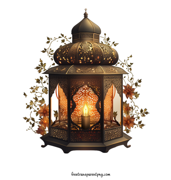 Free Holidays Ramdhan Lamp Ornate For Ramdhan Clipart Transparent Background