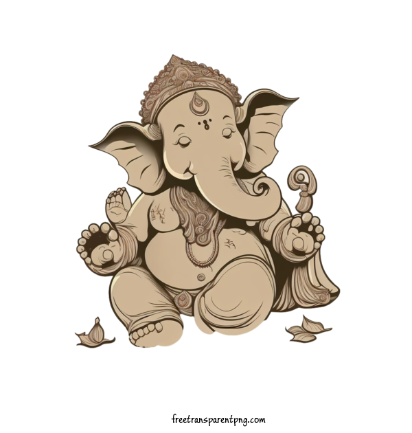 Free Holidays Vinayaka Chaturthi Hindu God Elephant For Vinayaka Chaturthi Clipart Transparent Background
