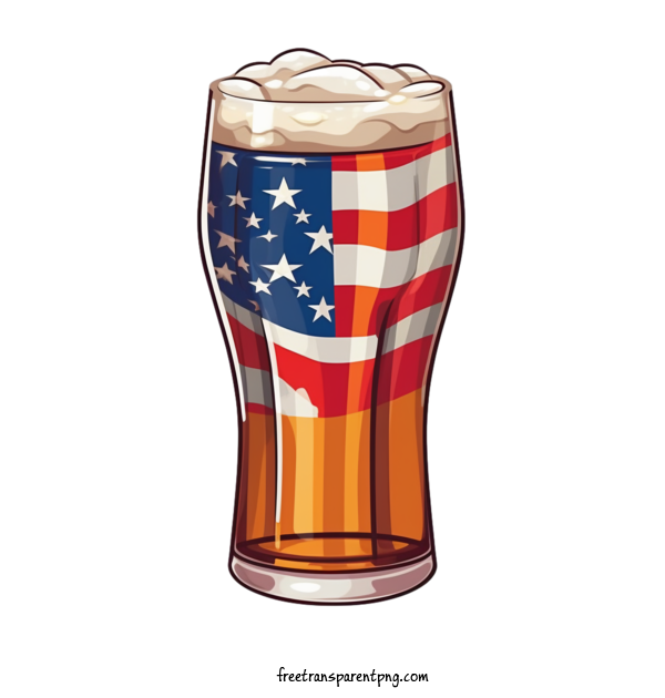 Free Holidays Fourth Of July Beer Glass For Fourth Of July Clipart Transparent Background