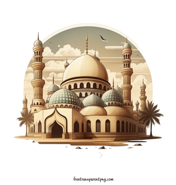 Free Holidays Ramdhan Mosque Islamic Architecture For Ramdhan Clipart Transparent Background