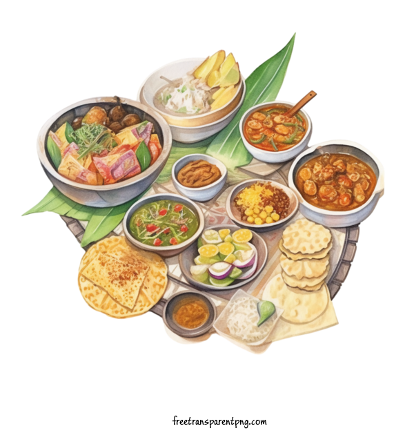 Free Food Malay Cuisine Food Spices For Malay Cuisine Clipart Transparent Background