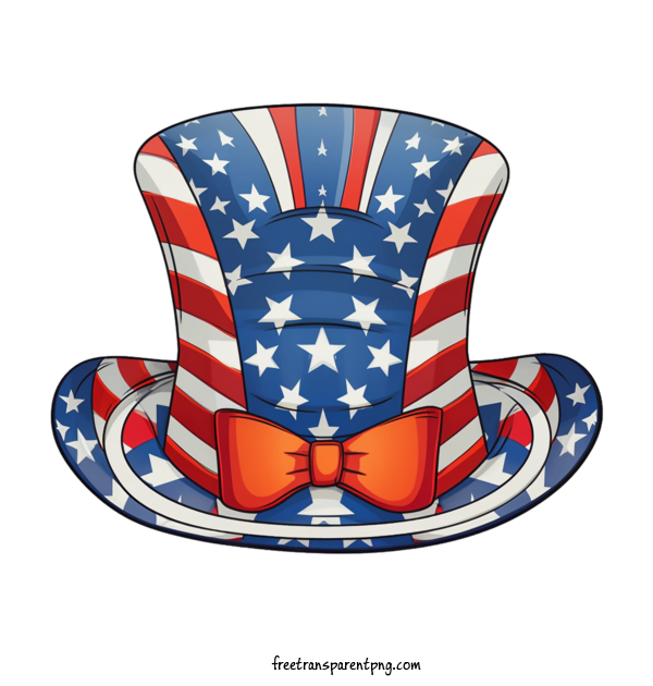 Free Holidays Fourth Of July Flag Hat For Fourth Of July Clipart Transparent Background