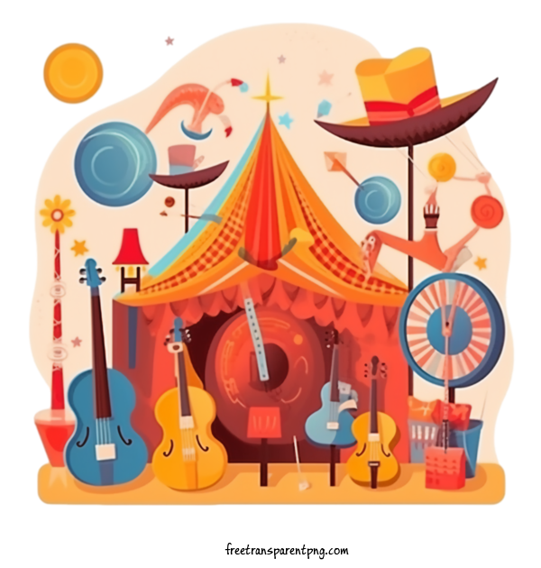 Free Holidays Festa Junina Circus Music For Festa Junina Clipart Transparent Background