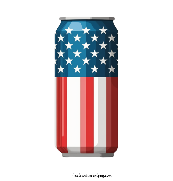 Free Holidays Fourth Of July Flag Soda For Fourth Of July Clipart Transparent Background