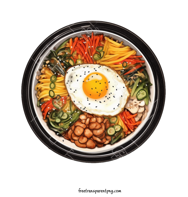 Free Food Korean Food Korean Food Bun For Korean Food Clipart Transparent Background
