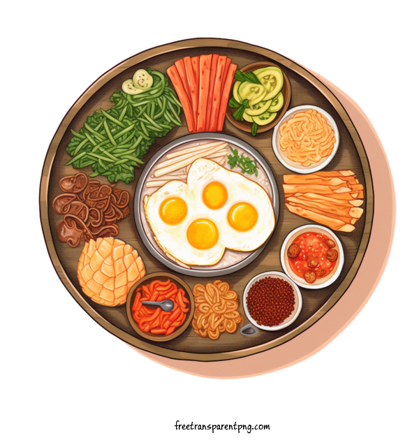 Free Food Korean Food Korean Food Asian Cuisine For Korean Food Clipart Transparent Background