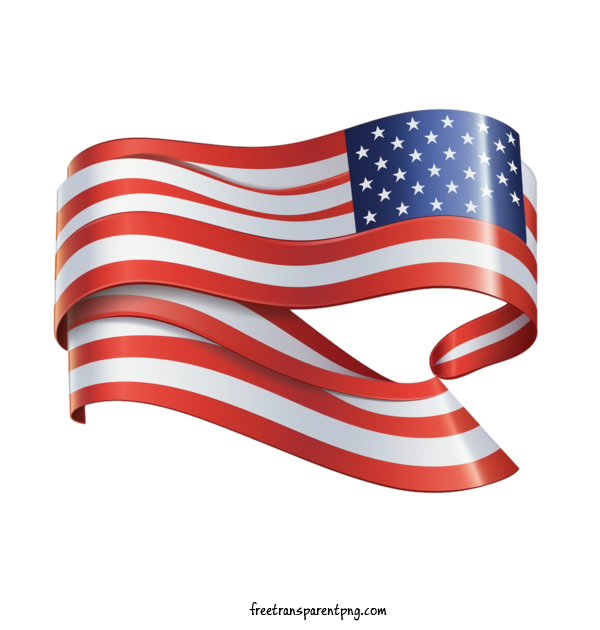Free Holidays Fourth Of July Flag American Flag For Fourth Of July Clipart Transparent Background