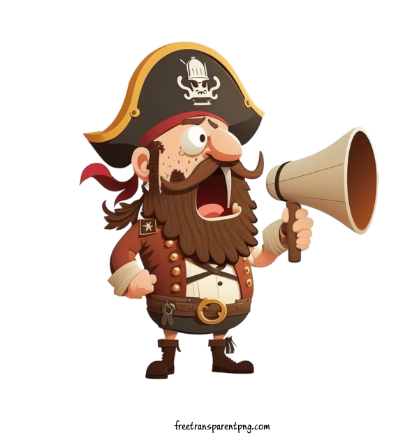 Free Holidays Talk Like A Pirate Day Pirate Beard For Talk Like A Pirate Day Clipart Transparent Background