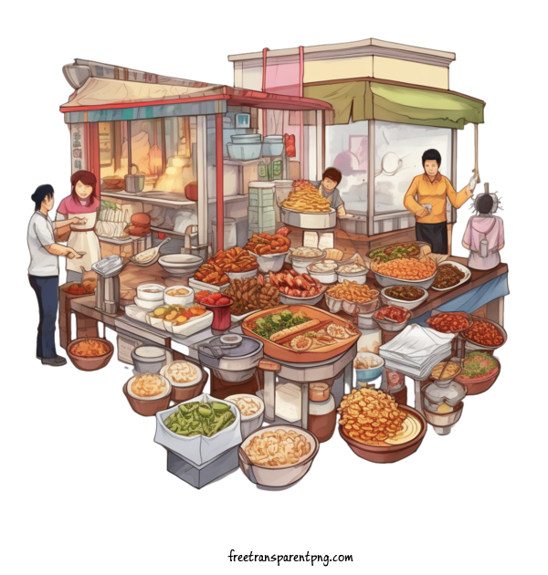 Free Food Korean Food Restaurant Food For Korean Food Clipart Transparent Background