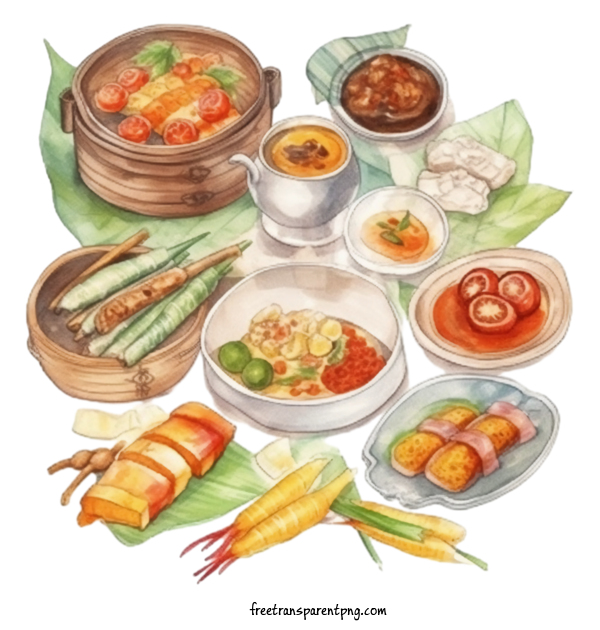 Free Food Malay Cuisine Chinese Food Bowl For Malay Cuisine Clipart Transparent Background
