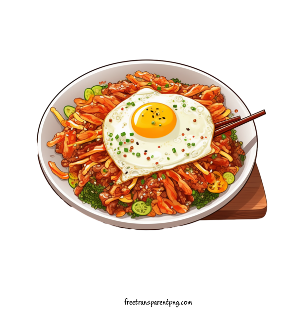 Free Food Korean Food Food Spicy For Korean Food Clipart Transparent Background