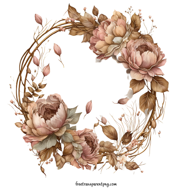 Free Flowers Peony Floral Wreath Peony For Peony Clipart Transparent Background