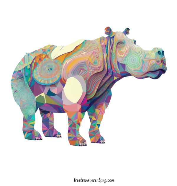 Free Animals Hippo Rhino Animal For Hippo Clipart Transparent Background