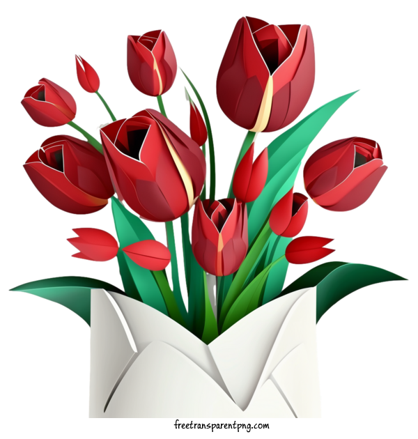 Free Flowers Tulips Tulips Flower Bouquet For Tulips Clipart Transparent Background