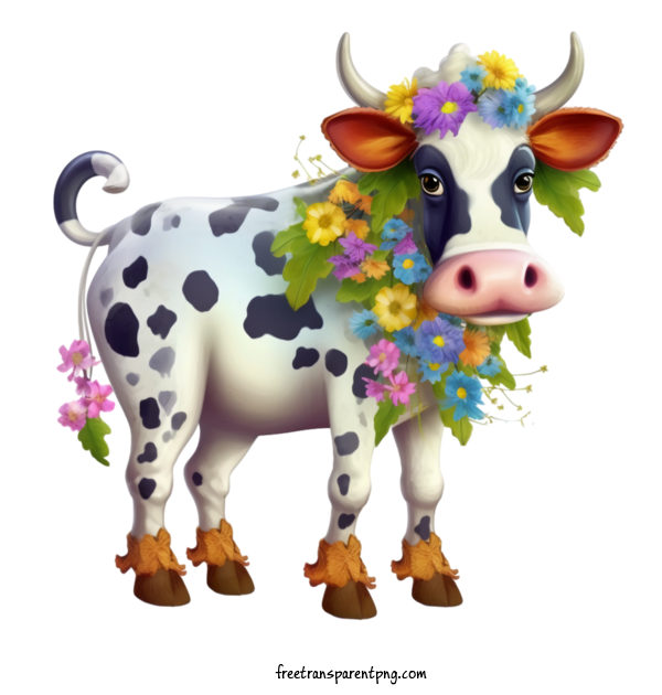 Free Animals Cow Cow Farm For Cow Clipart Transparent Background