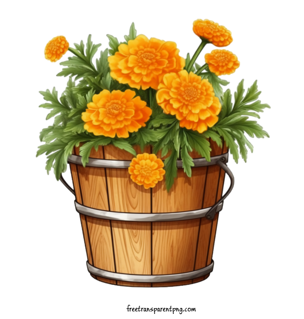 Free Flowers Marigold Flower Orange Marigold For Marigold Flower Clipart Transparent Background