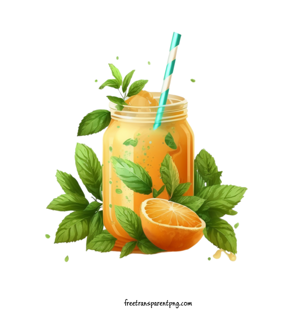 Free Drink Orange Juice Orange Glass For Orange Juice Clipart Transparent Background