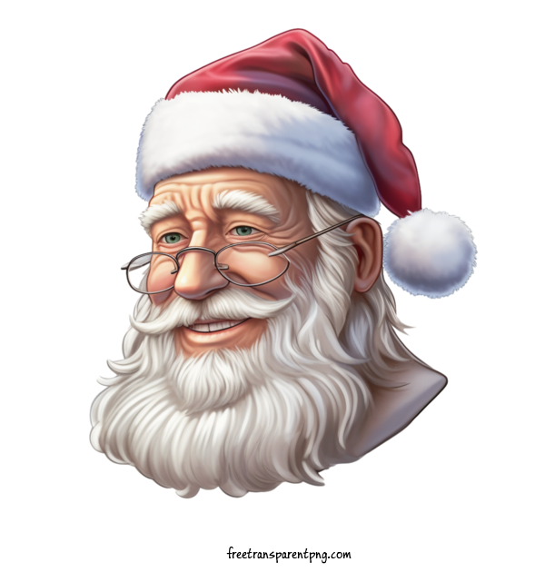 Free Christmas Santa Claus Santa Claus Face For Santa Claus Clipart Transparent Background