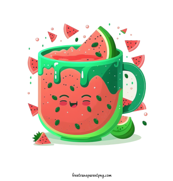 Free Drink Watermelon Juice Meme Watermelon For Watermelon Juice Clipart Transparent Background