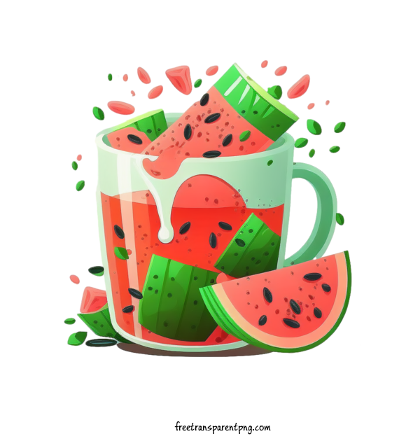 Free Drink Watermelon Juice Watermelon Juice For Watermelon Juice Clipart Transparent Background