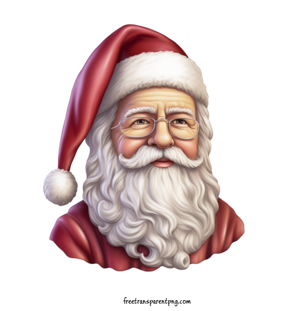 Free Christmas Santa Claus Santa Claus Face For Santa Claus Clipart Transparent Background