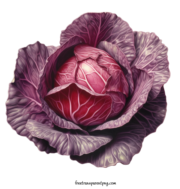 Free Vegetable Red Cabbage Image Contains Red Cabbage Leaves For Red Cabbage Clipart Transparent Background