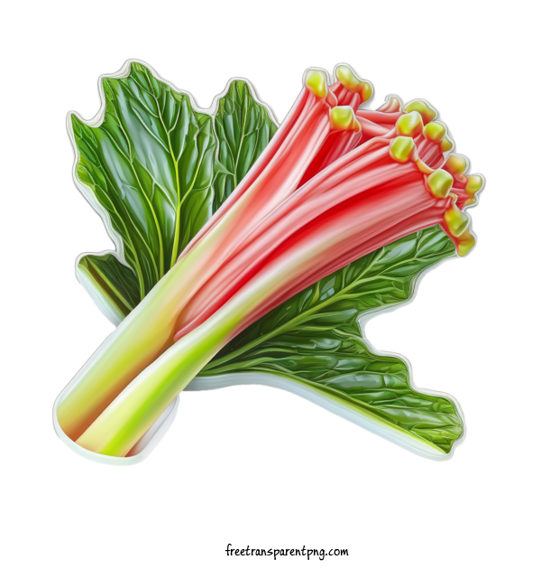 Free Vegetable Rhubarb For Rhubarb Clipart Transparent Background
