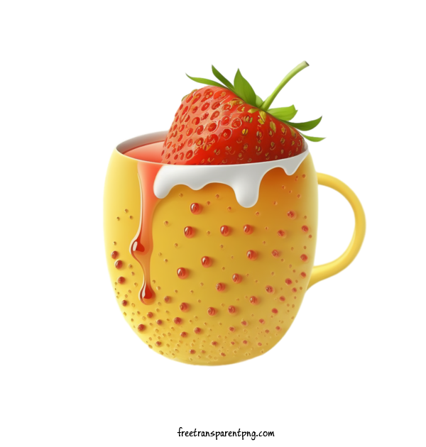 Free Drink Strawberry Juice Strawberry Cup For Strawberry Juice Clipart Transparent Background
