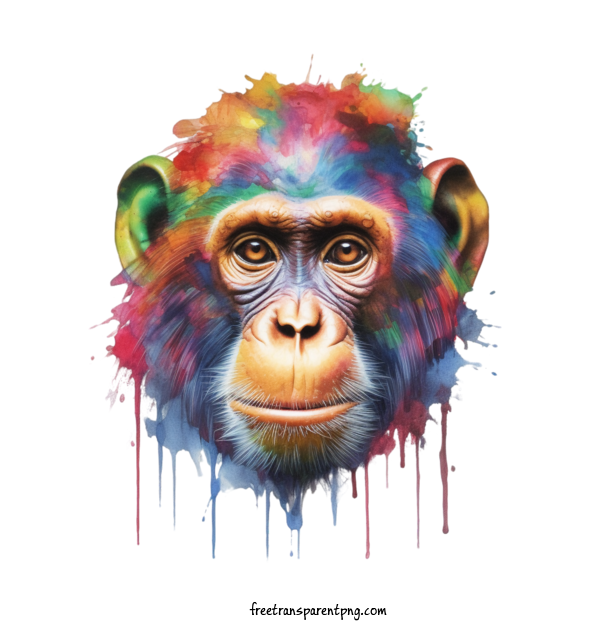 Free Animals Monkey Making It Visually Striking Chimpanzee For Monkey Clipart Transparent Background