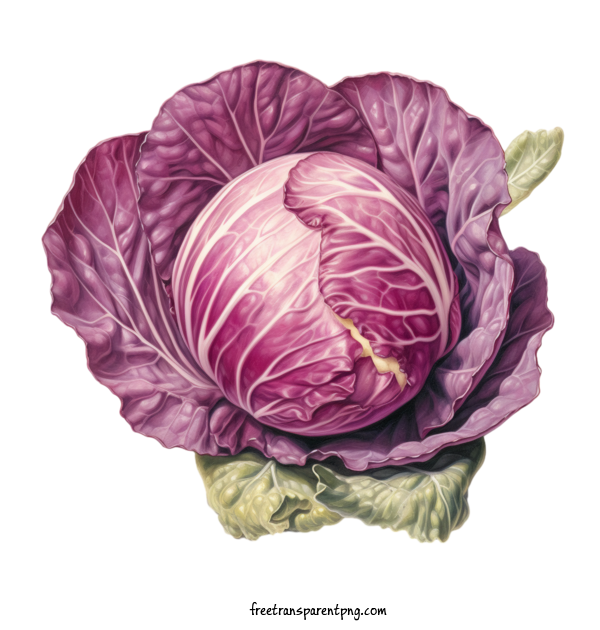 Free Vegetable Red Cabbage Apple Red For Red Cabbage Clipart Transparent Background