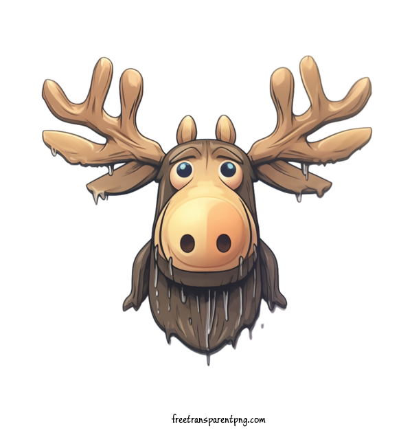 Free Animals Moose Moose Antlers For Moose Clipart Transparent Background