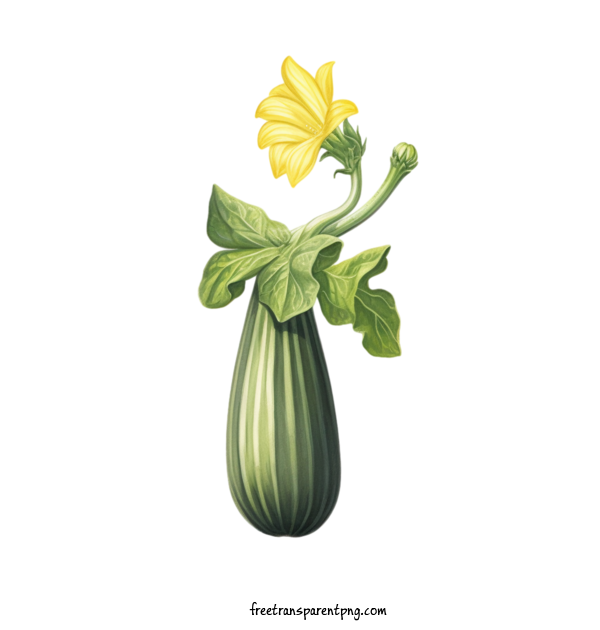 Free Vegetable Zucchini Zucchini Vase For Zucchini Clipart Transparent Background