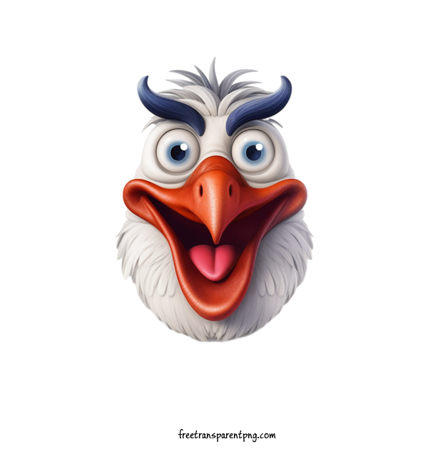 Free Animals Rooster Chicken Face For Rooster Clipart Transparent Background