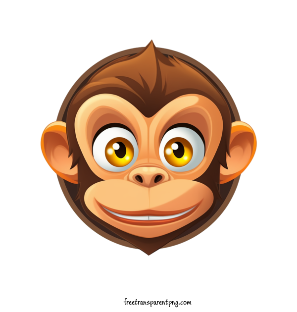 Free Animals Monkey Ape Smiling For Monkey Clipart Transparent Background