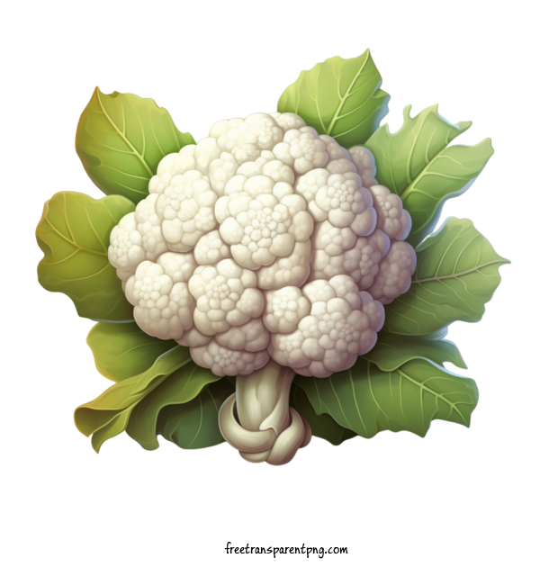 Free Vegetable Cauliflower Cucumber Vegetable For Cauliflower Clipart Transparent Background