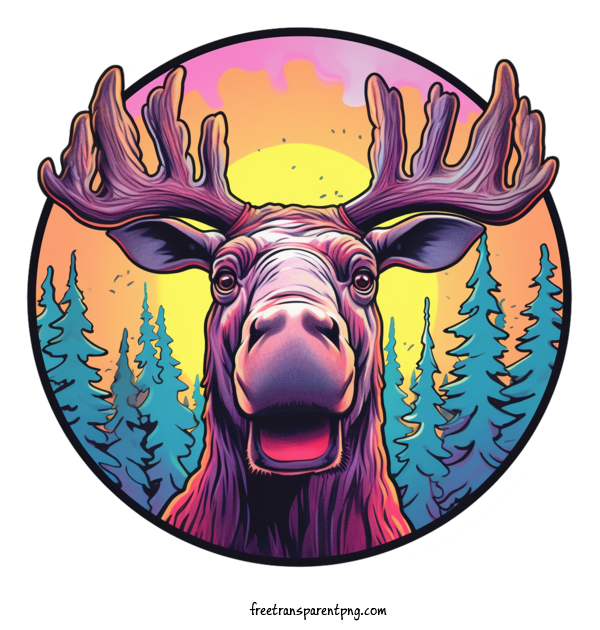 Free Animals Moose Moose Deer For Moose Clipart Transparent Background