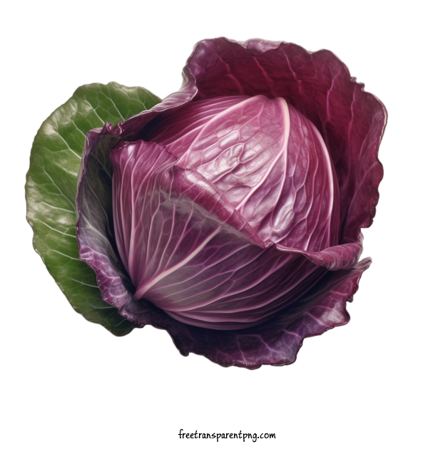 Free Vegetable Red Cabbage Red Cabbage Red Cabbage Head For Red Cabbage Clipart Transparent Background